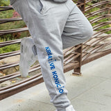Wolf Grey & Royal Blue Sweatsuit