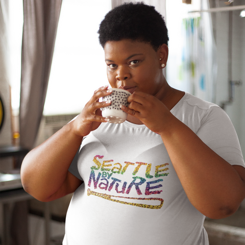 Seattle by Nature (Rainbow) Womans Tee